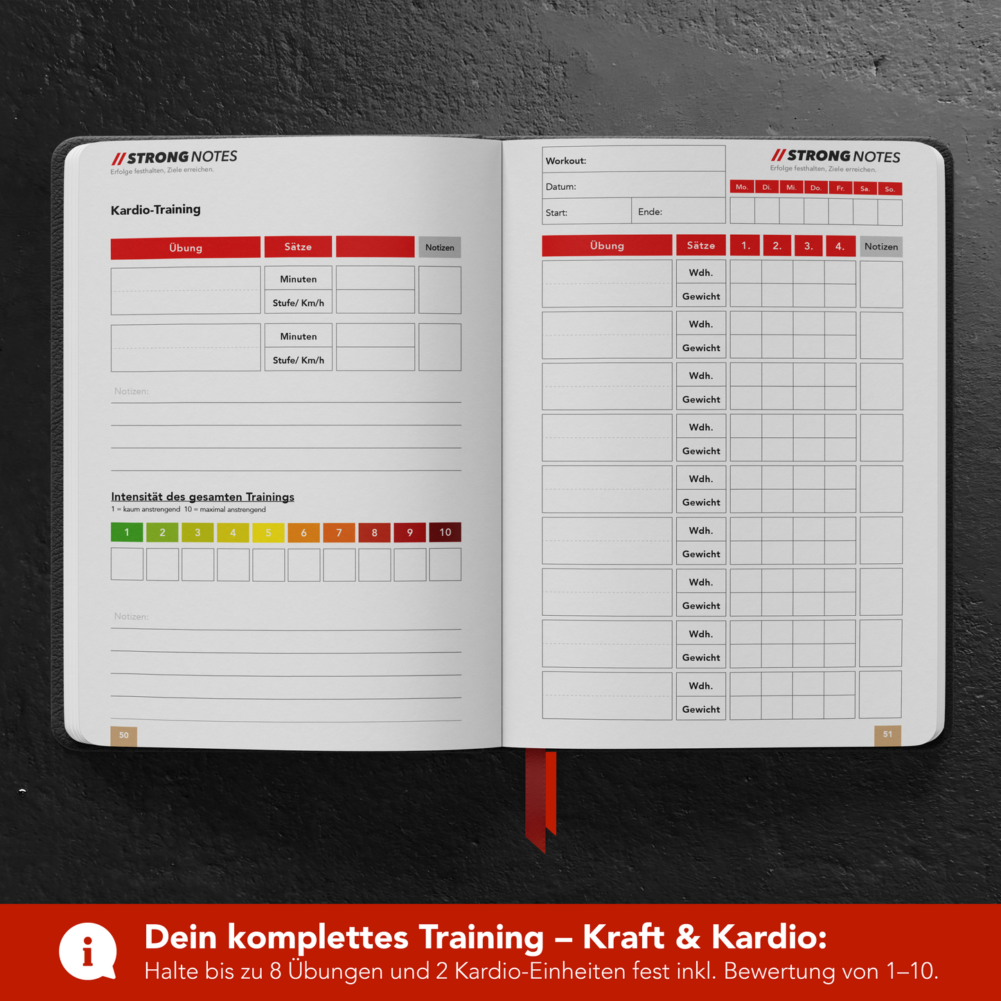StrongNotes® Trainingstagebuch